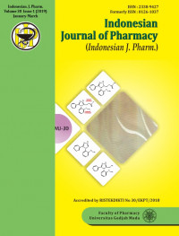 Image of Indonesian Journal of Pharmacy Vol.30 Issue 1 (2019) January-March